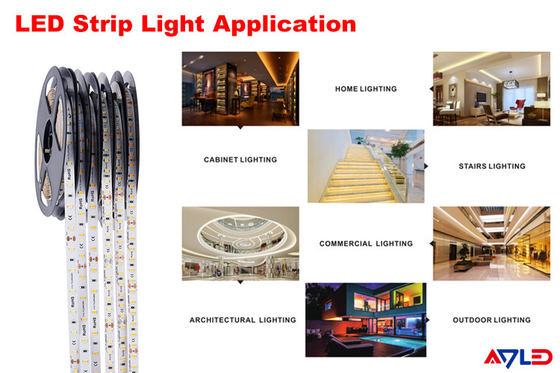 Bright Led Strip Types Outdoor 120 Led Light Strips Waterproof Low Voltage For Room